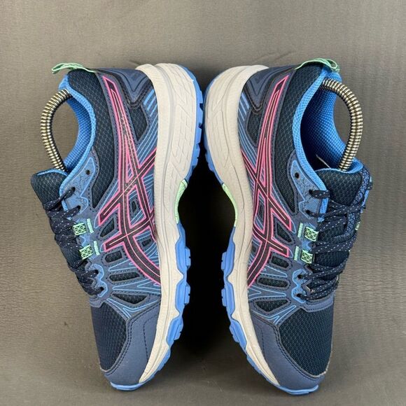 ASICS WOMEN'S GEL-VENTURE 7 sneaker SHOES PEACOAT/HOT PINK size 6.5 - Picture 5 of 8